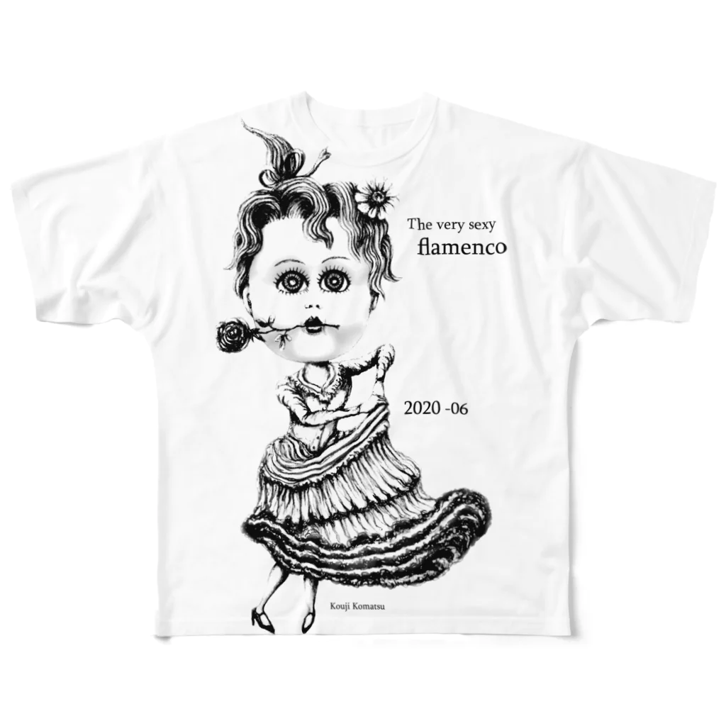 kouji-komatsuの大変セクシーなフラメンコ All-Over Print T-Shirt