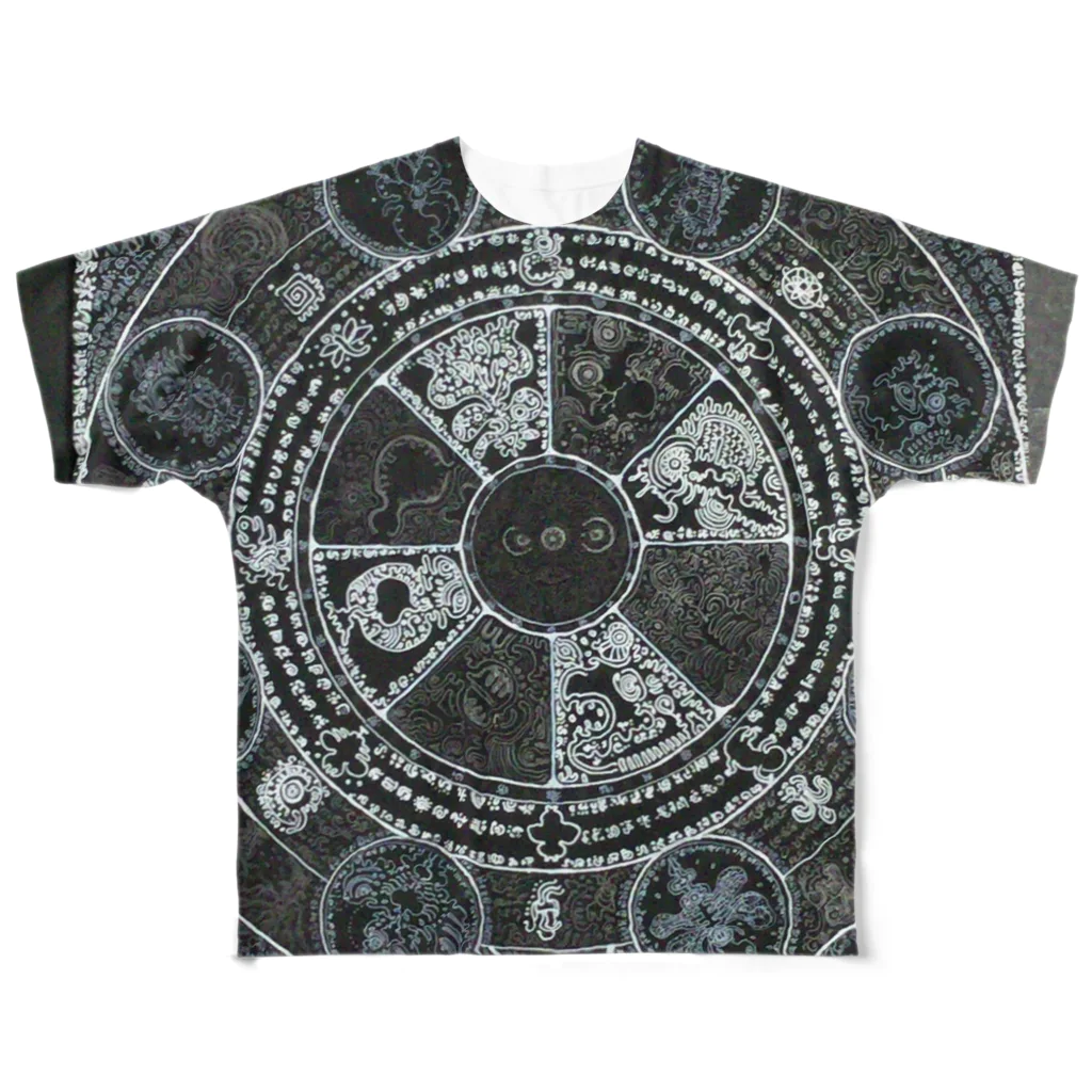 たましのムシズミ魔法円 All-Over Print T-Shirt