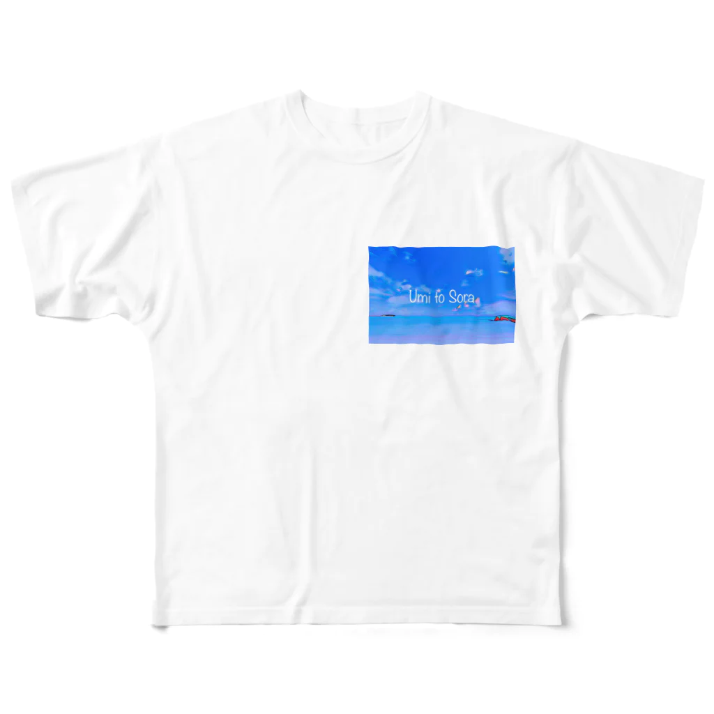 Mr. ICEの海と空(Umi to Sora)グッズ フルグラフィックTシャツ