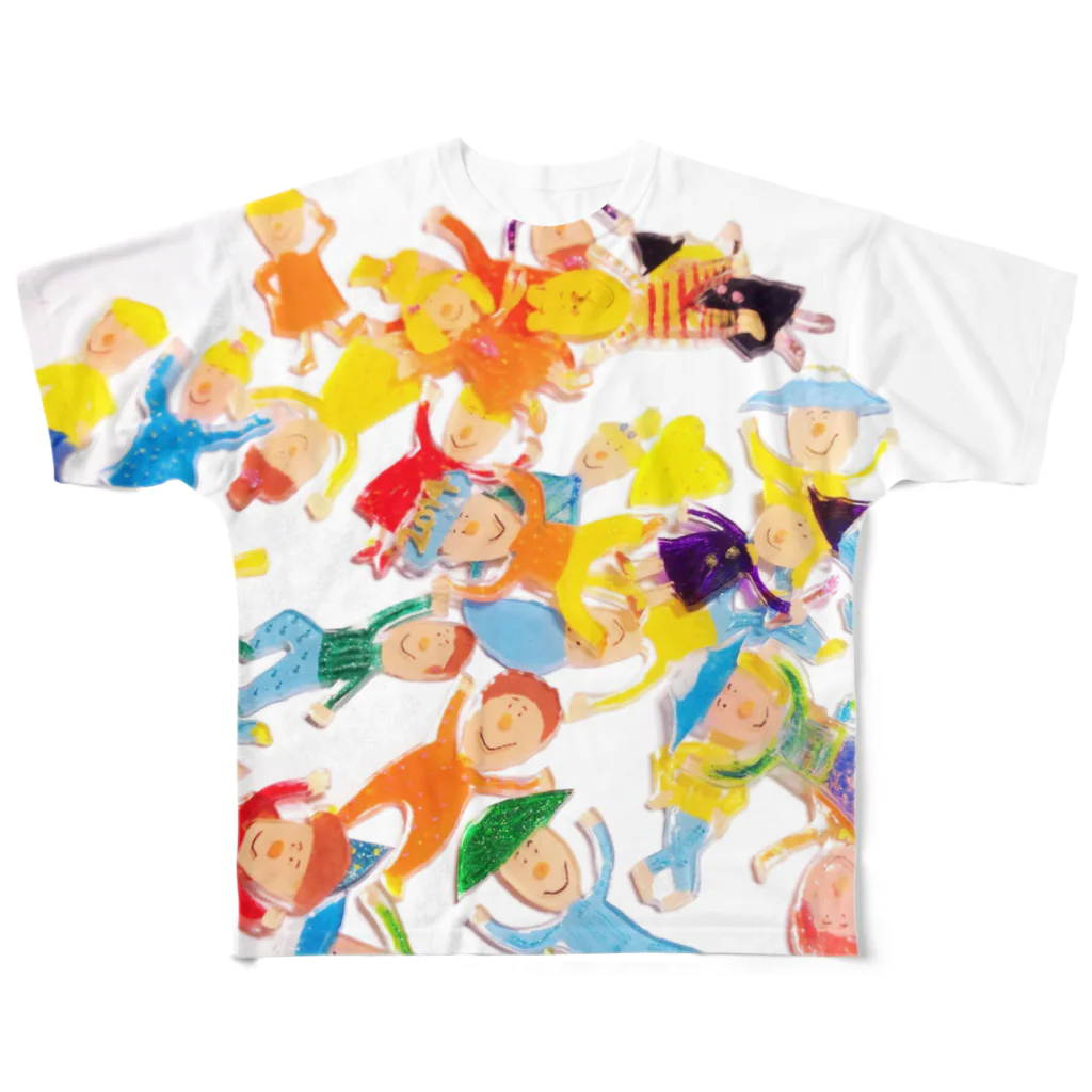 corocoroponponのプラ板バラバラ All-Over Print T-Shirt