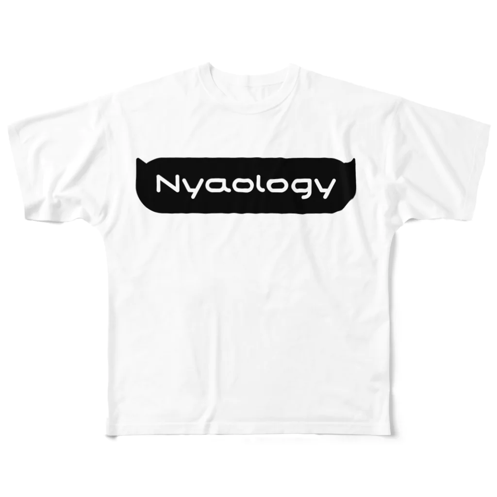 ニャオロジー公式グッズのしっぽ付きTシャツ・ソリッド フルグラフィックTシャツ