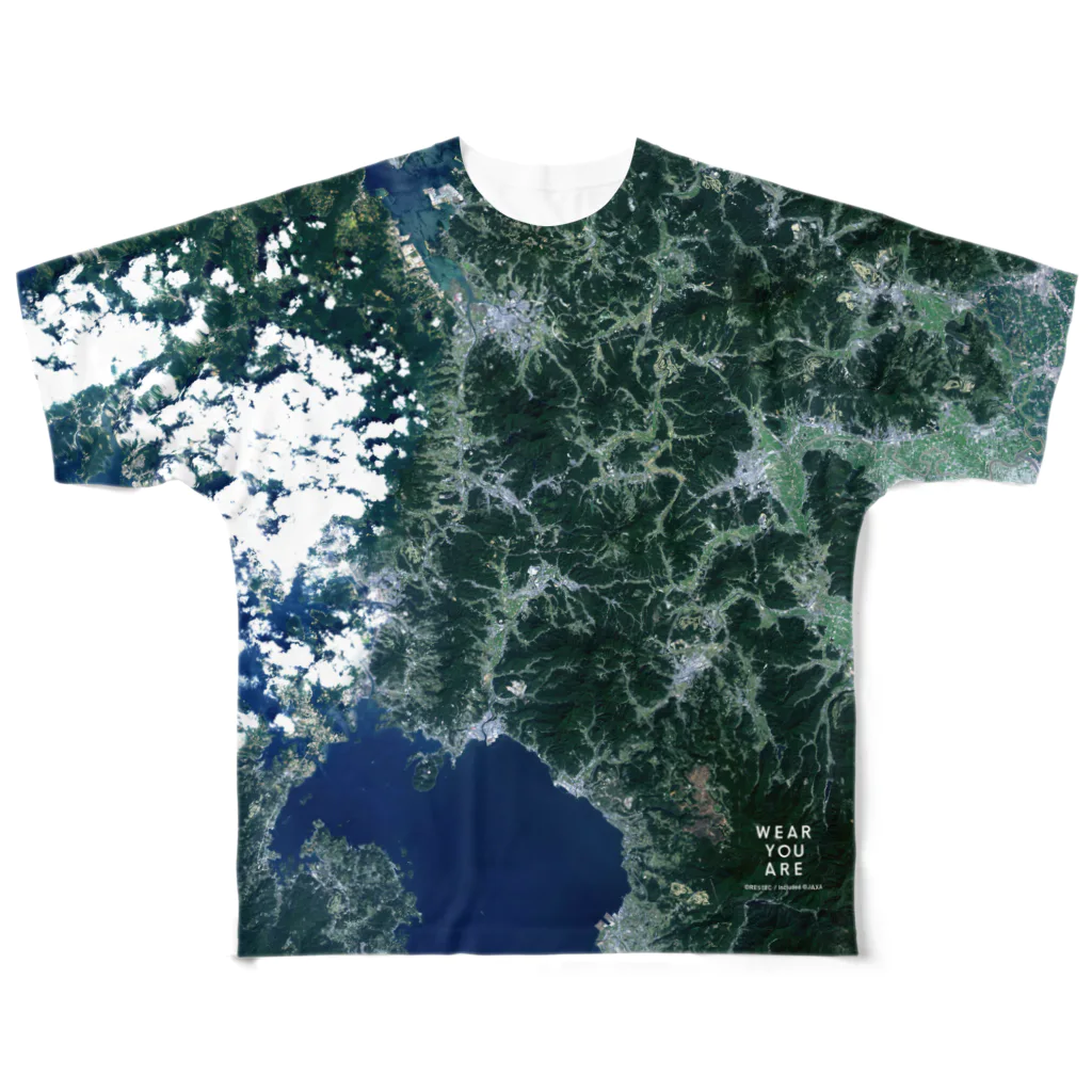 WEAR YOU AREの長崎県 東彼杵郡 Tシャツ 両面 All-Over Print T-Shirt