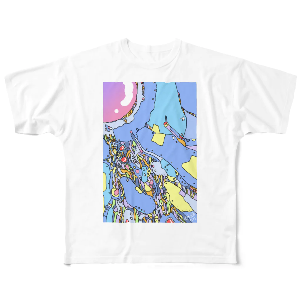 ナナフシ堂　雑貨部屋の回路 2 All-Over Print T-Shirt