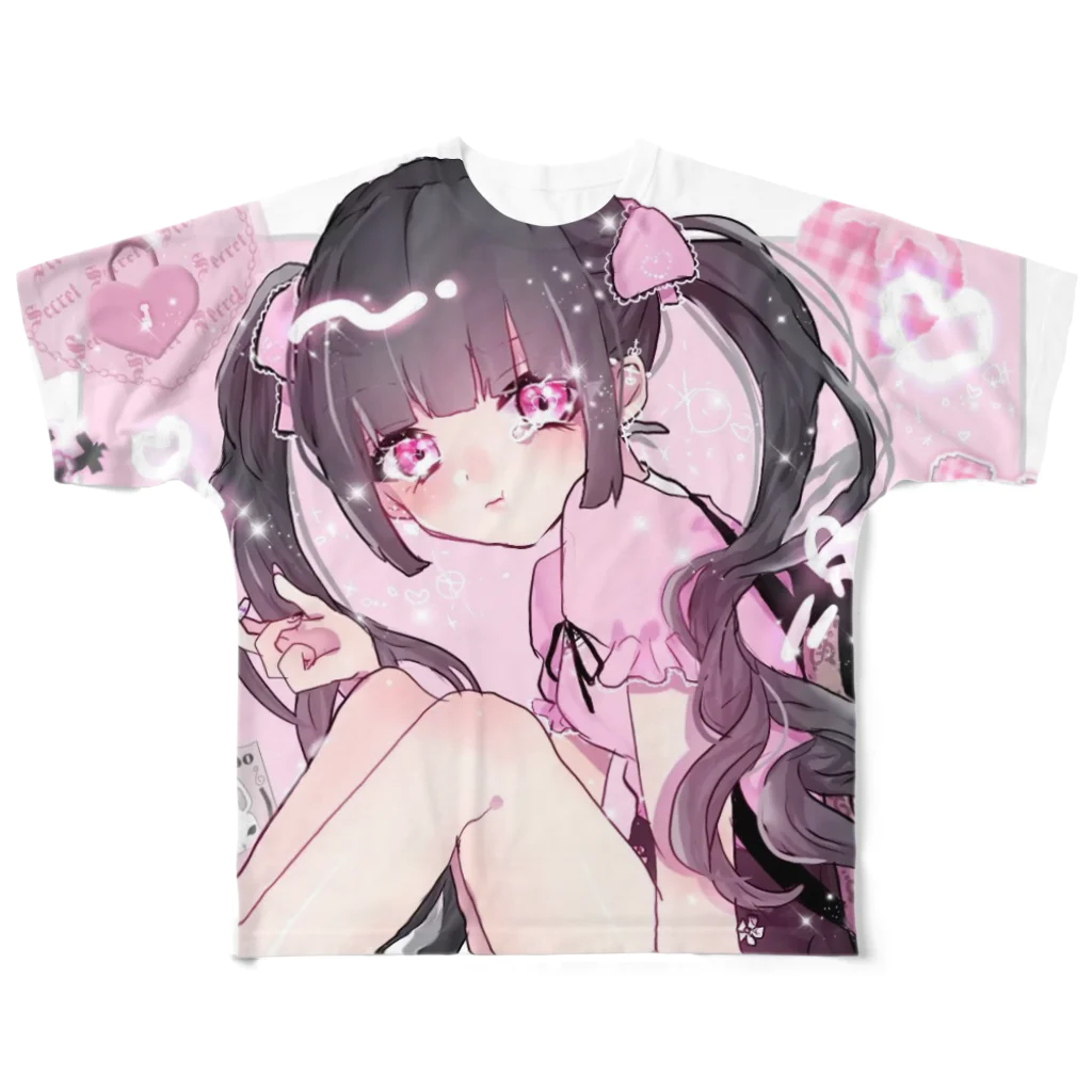 心中の地雷ちゃん All-Over Print T-Shirt