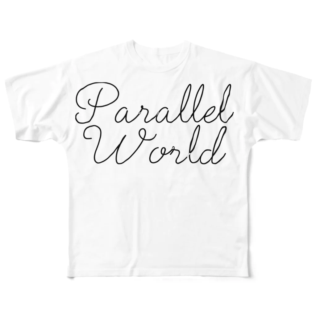 Parallel　Worldのパラレルワールドへようこそ！ All-Over Print T-Shirt