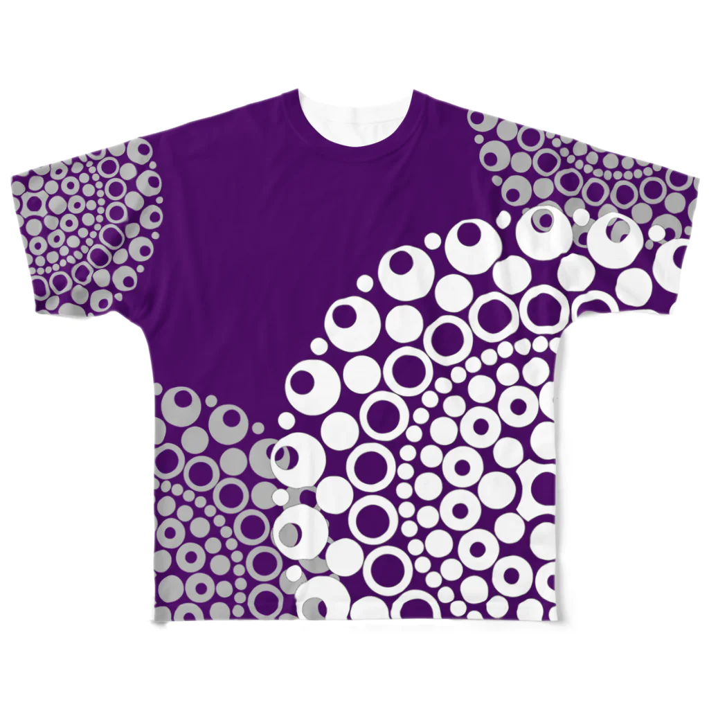 HaveーFun 嘉のHaveーFun点絵フルグラフィックTシャツ All-Over Print T-Shirt