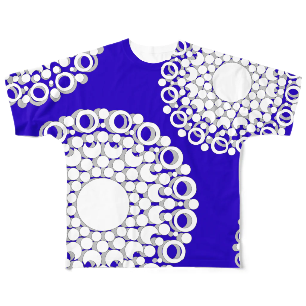 HaveーFun 嘉のHaveーFun点絵フルグラフィックTシャツ All-Over Print T-Shirt