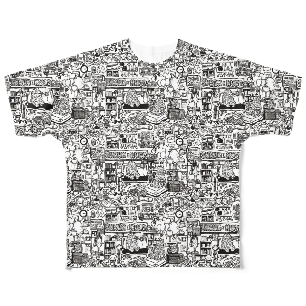 HUI-Studio.のmonster room T All-Over Print T-Shirt