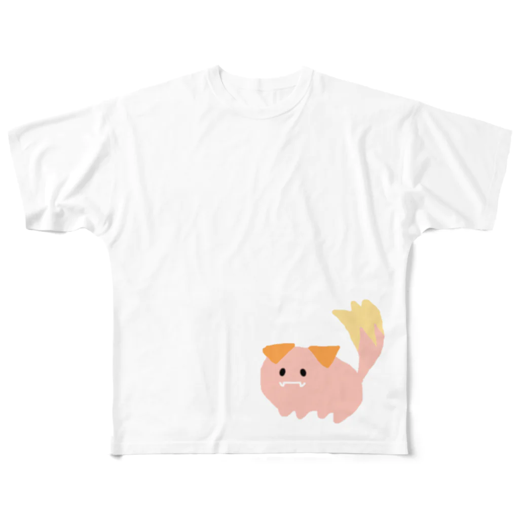 Kuro*s Brandのイヌっぽいなにか All-Over Print T-Shirt