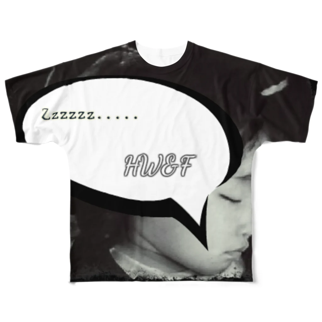 ふぃろのHW&F_寝顔 All-Over Print T-Shirt