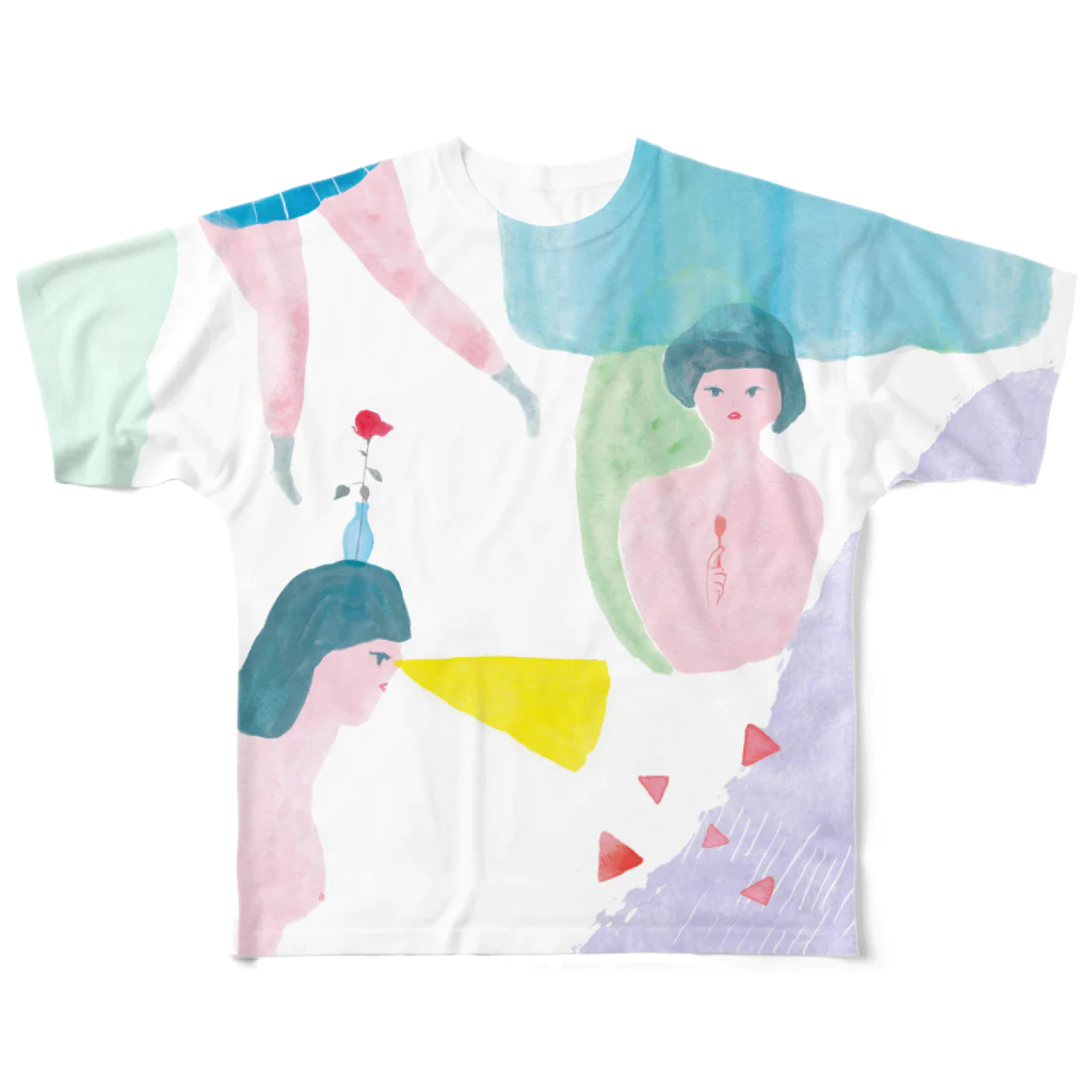 itohidemi.shopの夢で逢えたら All-Over Print T-Shirt