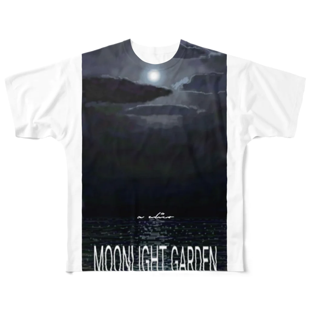 ælicoのmoonlight garden 02 All-Over Print T-Shirt