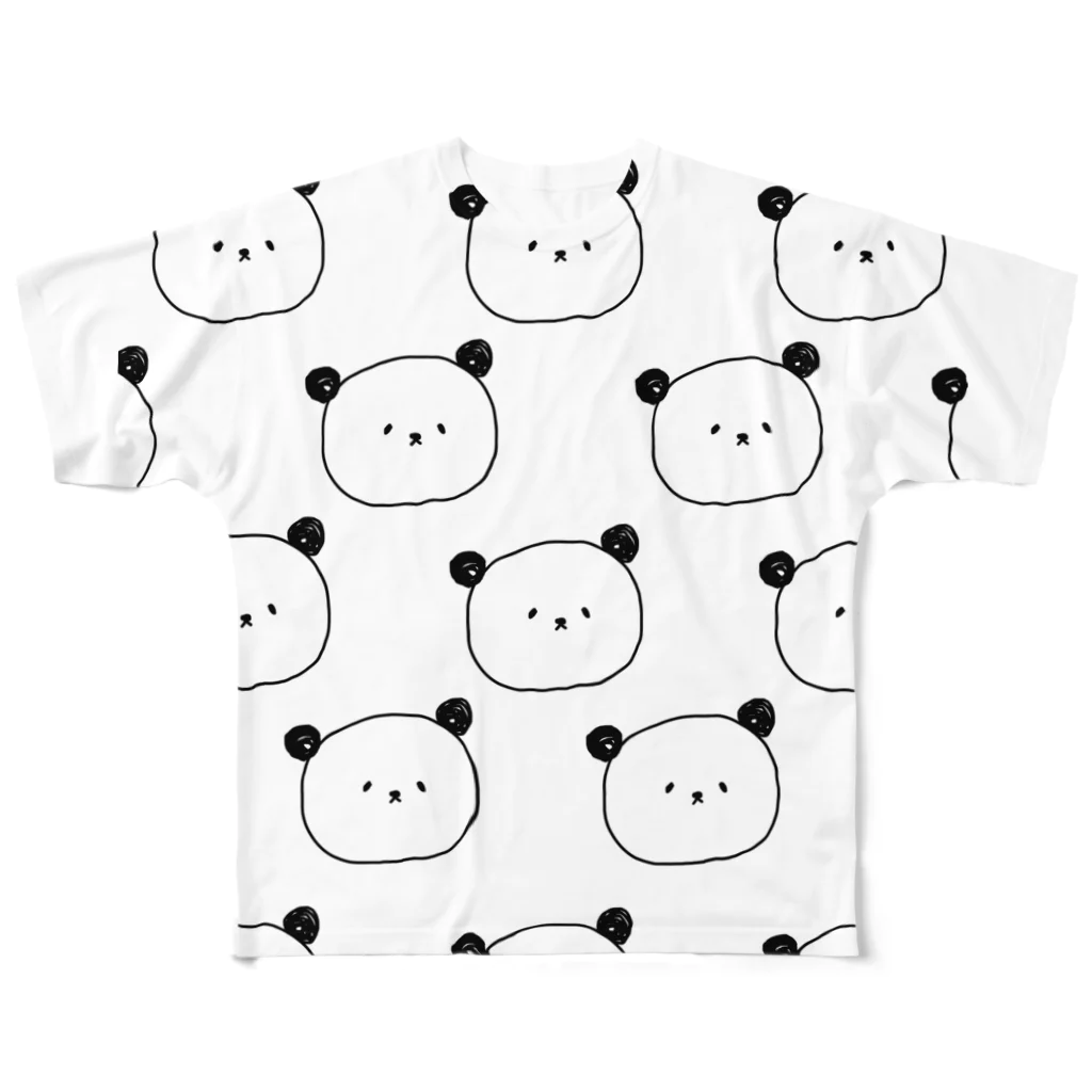 パパンパンダのパンダマミレ All-Over Print T-Shirt