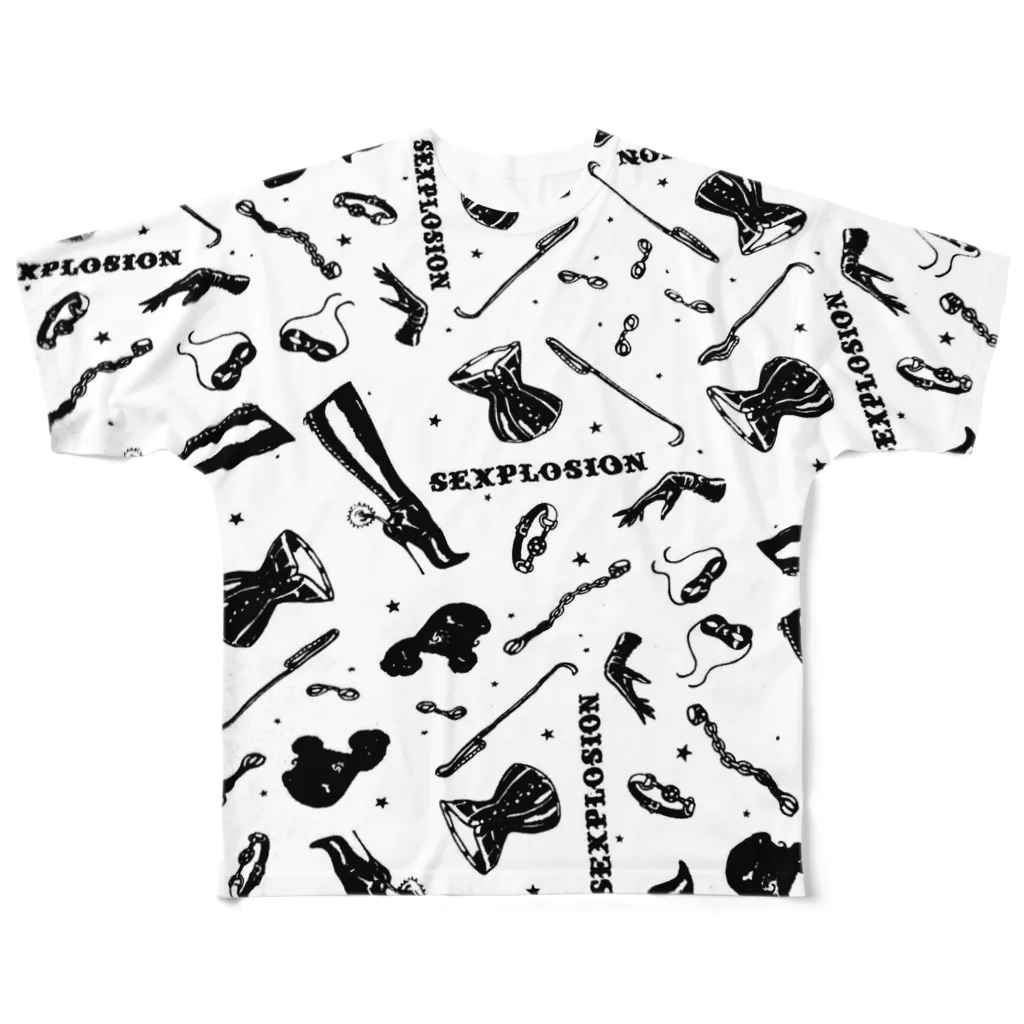 SEXPLOSIONのS&M's フルグラフィックTシャツ