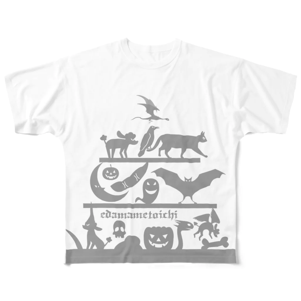 エダマメトイチのハロウィン 2 Mサイズ用 フルグラフィックTシャツ