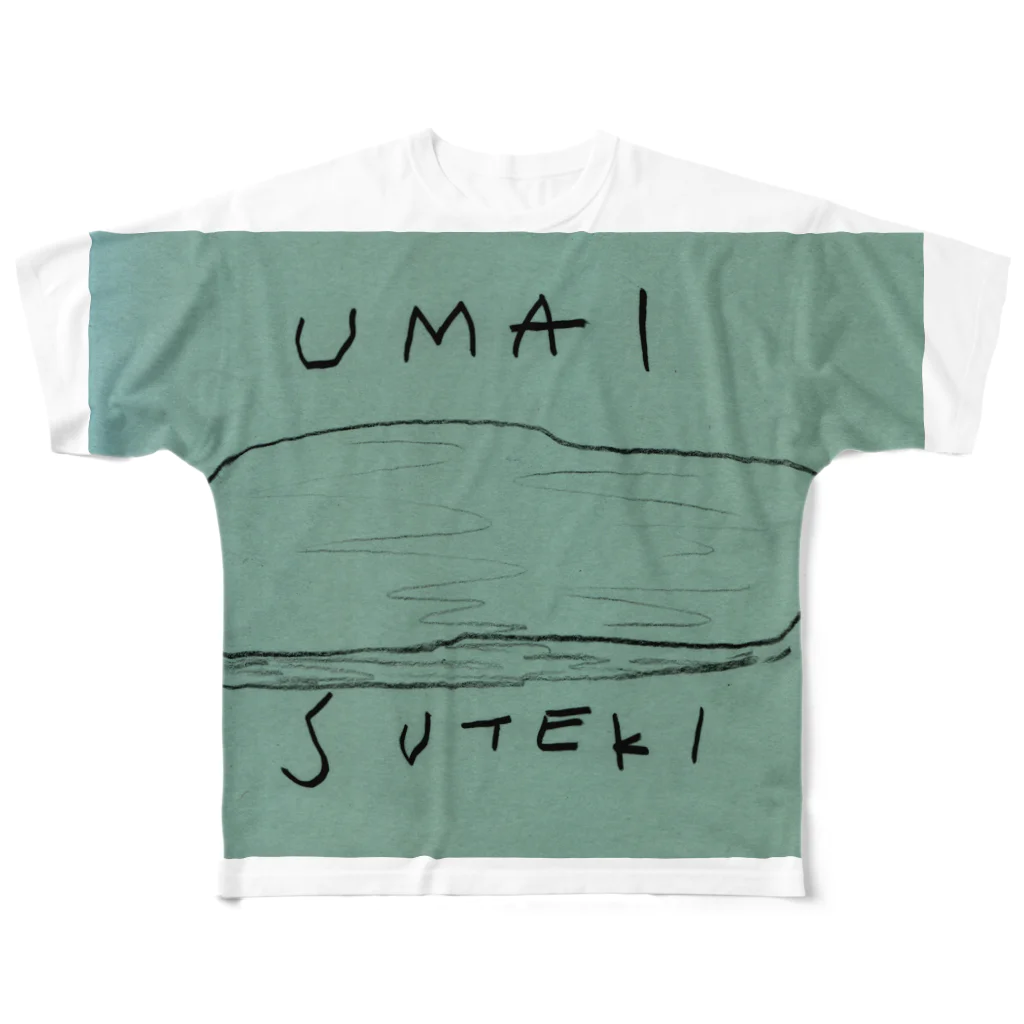 SUTEKISHOPのUMAI SUTEKI フルグラフィックTシャツ