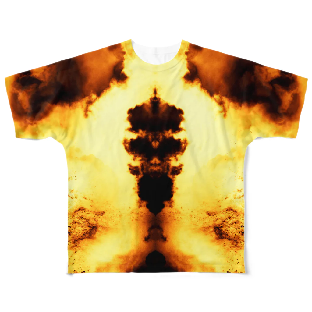  1st Shunzo's boutique のRorschach 4 フルグラフィックTシャツ