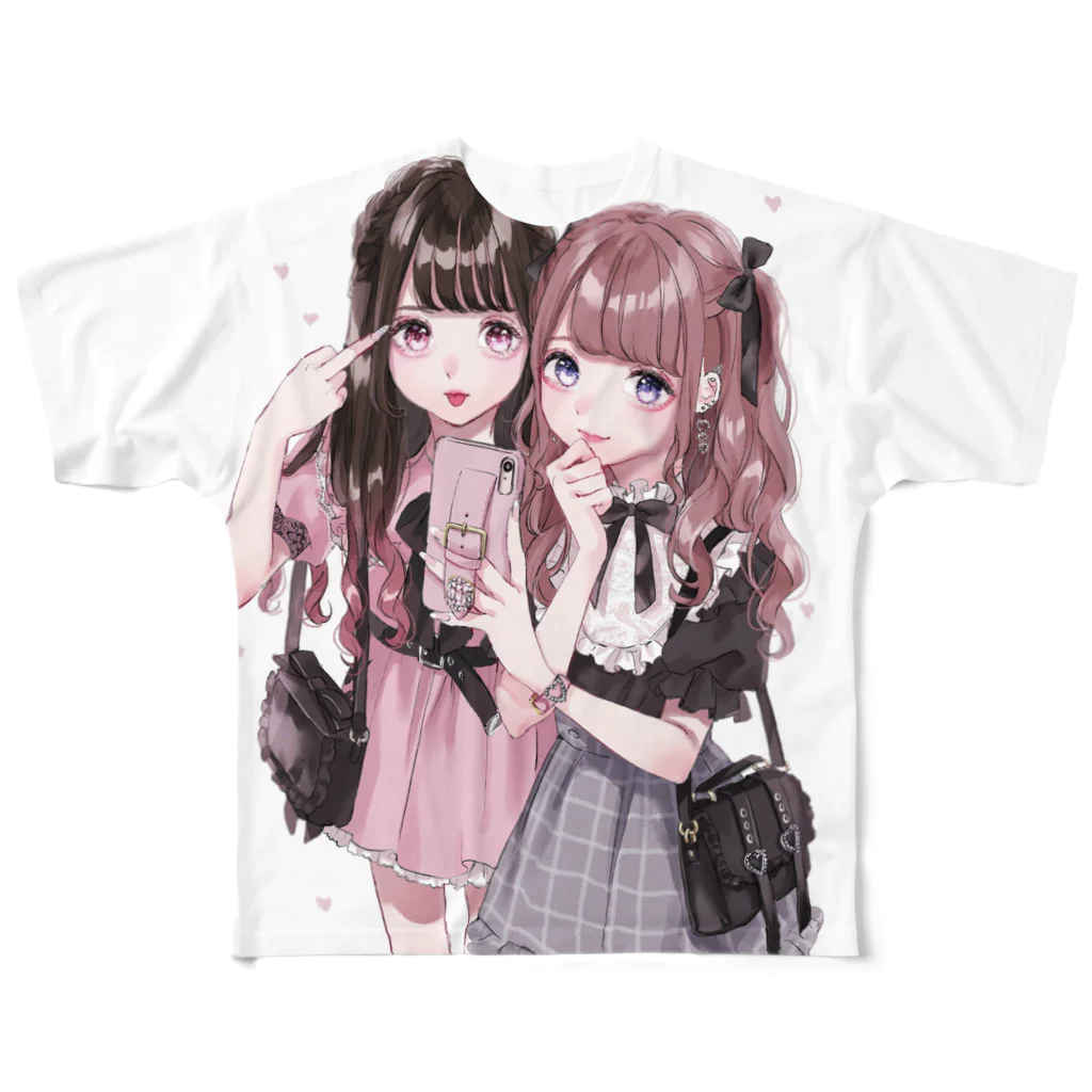 めたんのみせの💖 フルグラフィックTシャツ