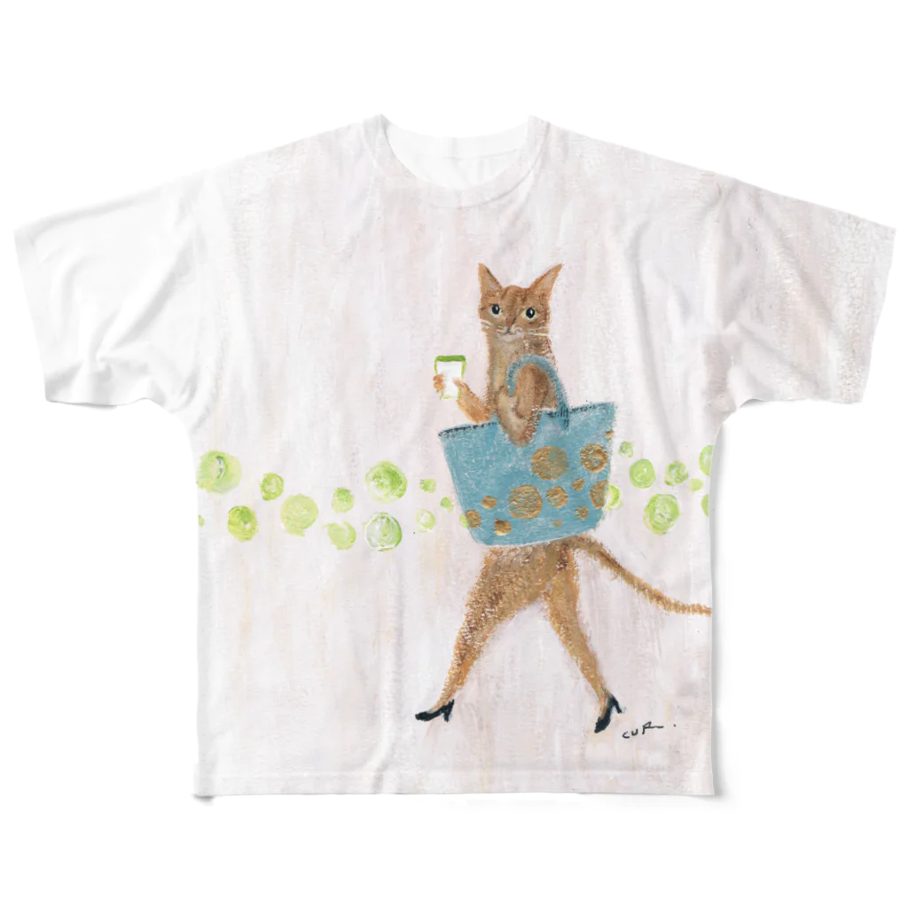 CUROGNACのbibi  catwoman フルグラフィックTシャツ