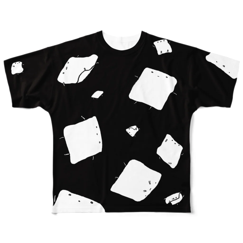 ぽんぽんこつこつ設備の全面あぶらあげちゃん All-Over Print T-Shirt