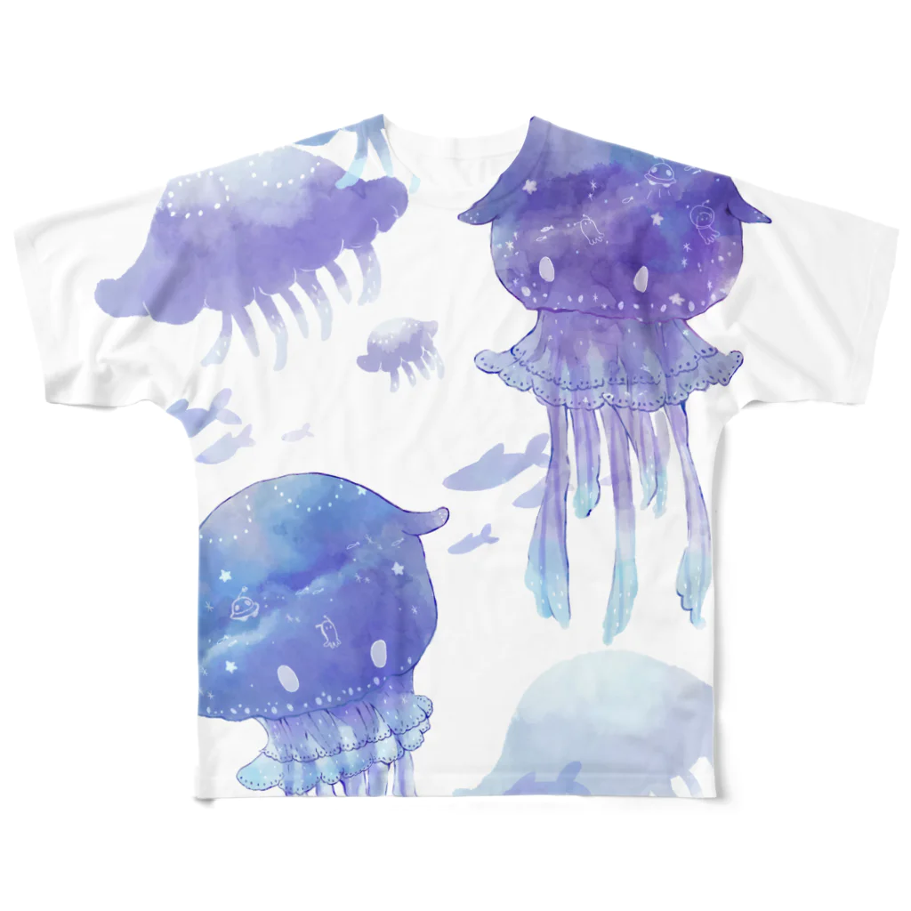 サカサノオサカナのほしくらげ All-Over Print T-Shirt