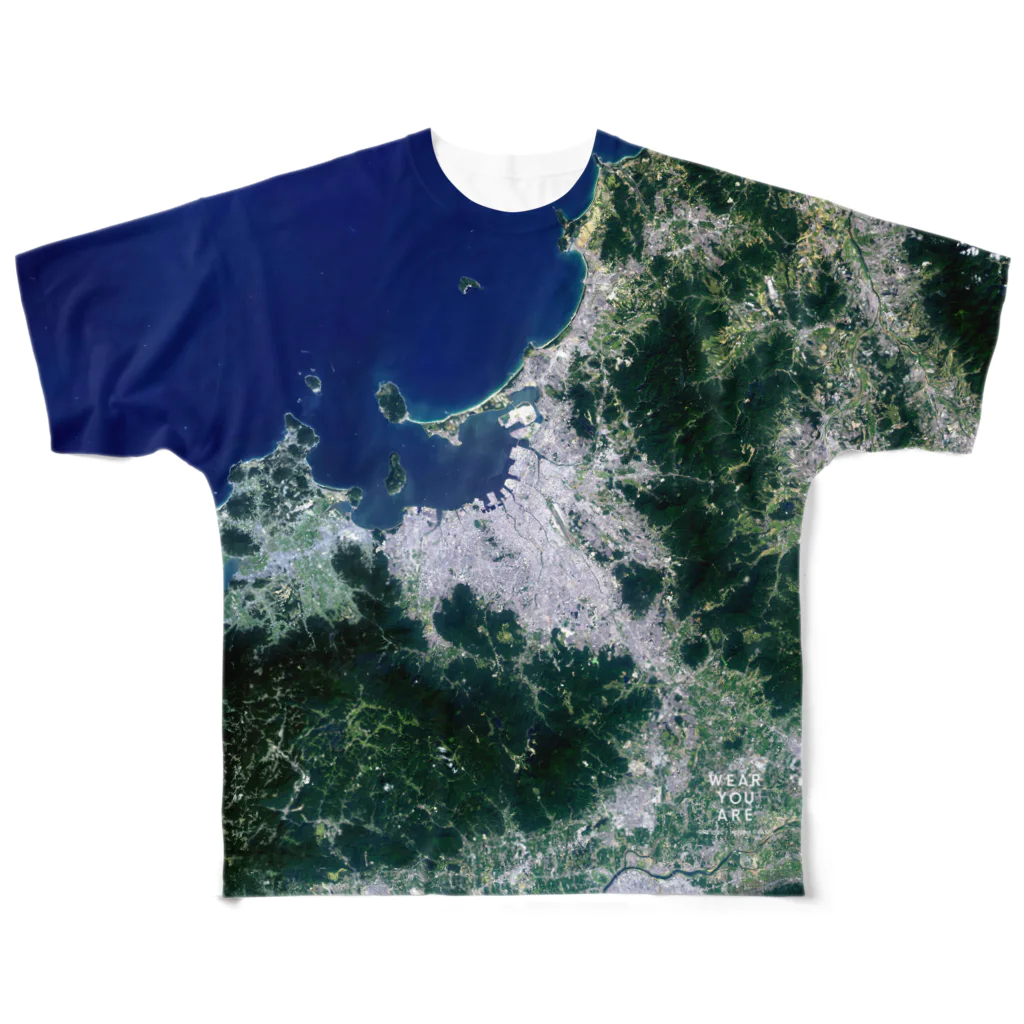 WEAR YOU AREの福岡県 福岡市 Tシャツ 両面 All-Over Print T-Shirt