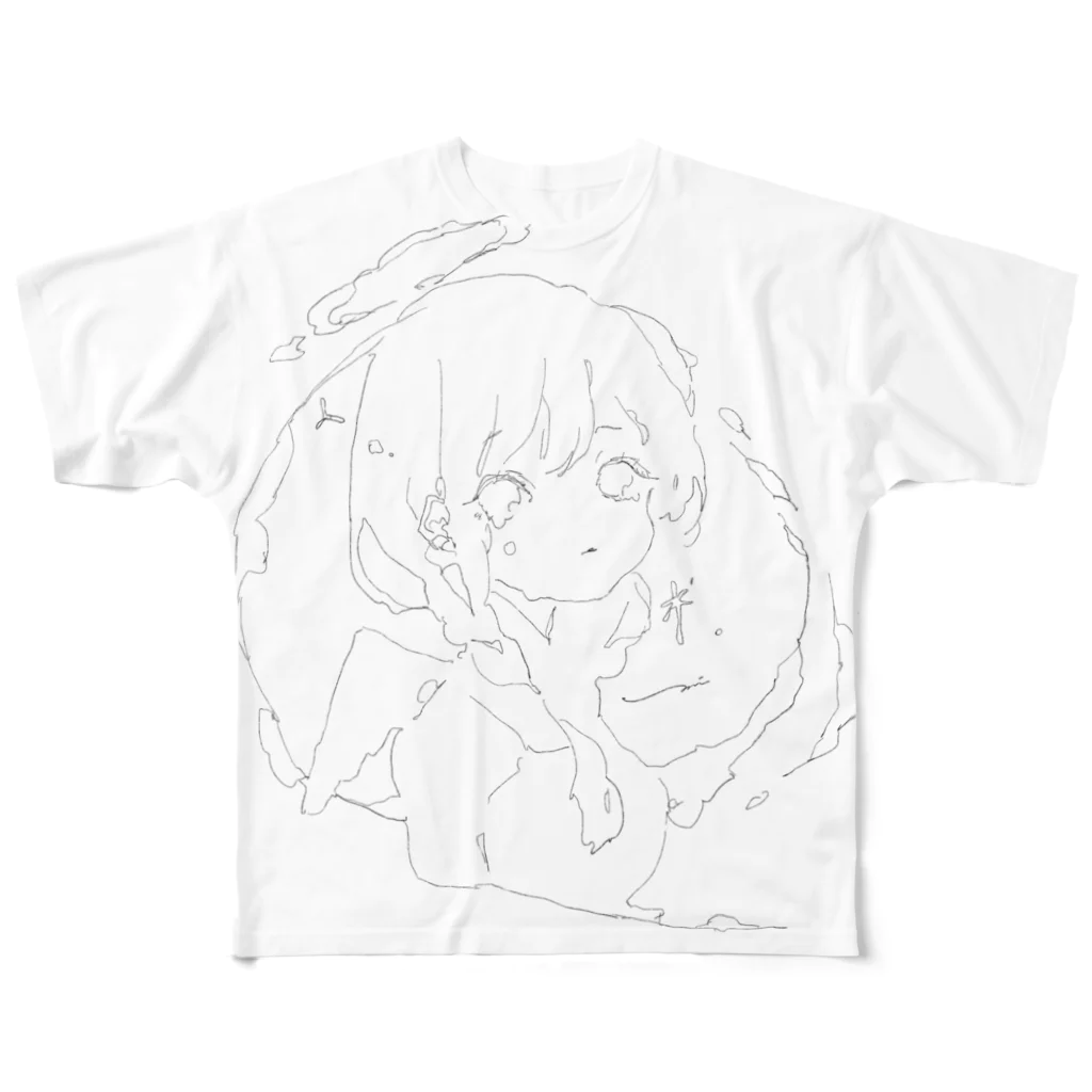 umiのtoketyau ~ フルグラフィックTシャツ