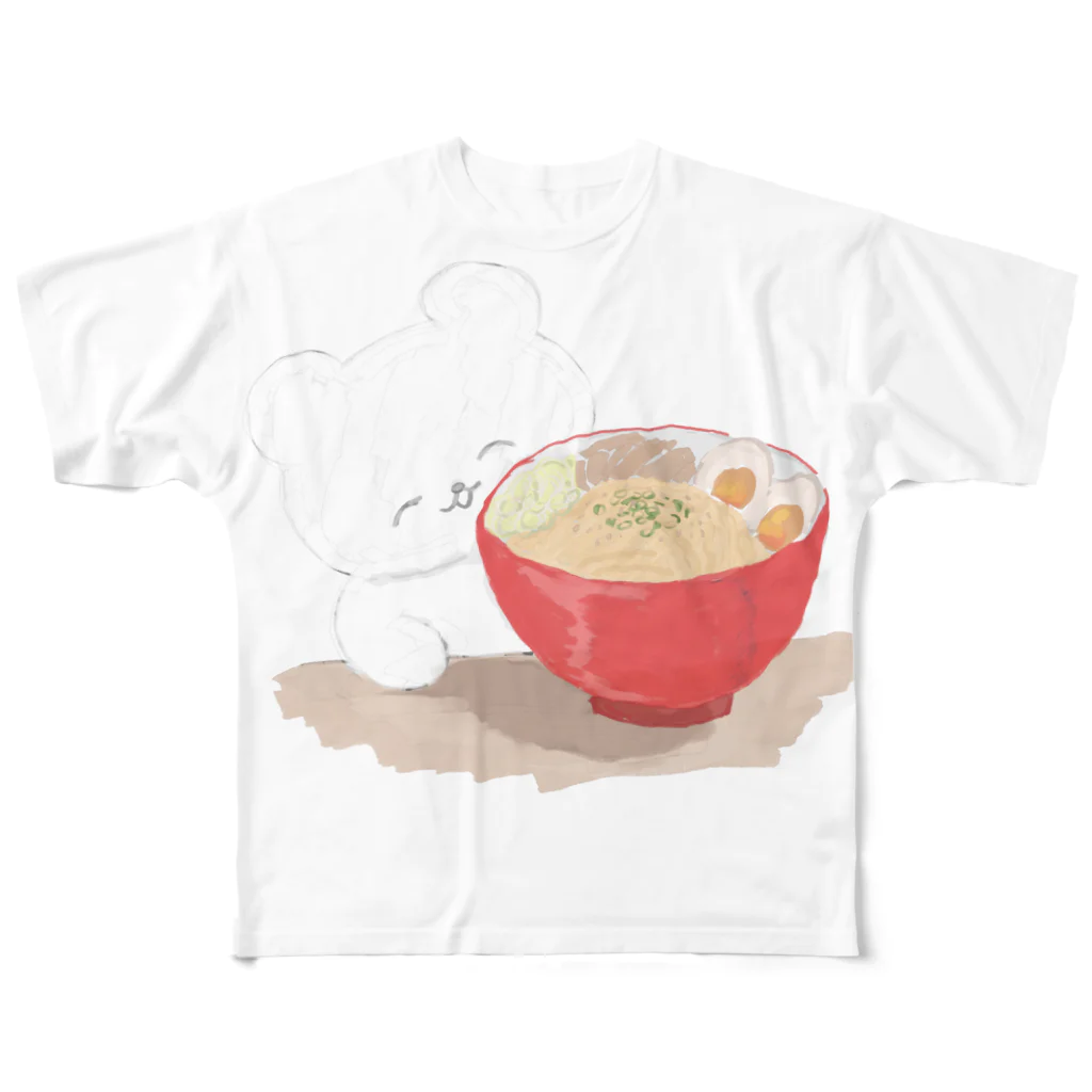 あけち旅太郎のすきな麺 All-Over Print T-Shirt