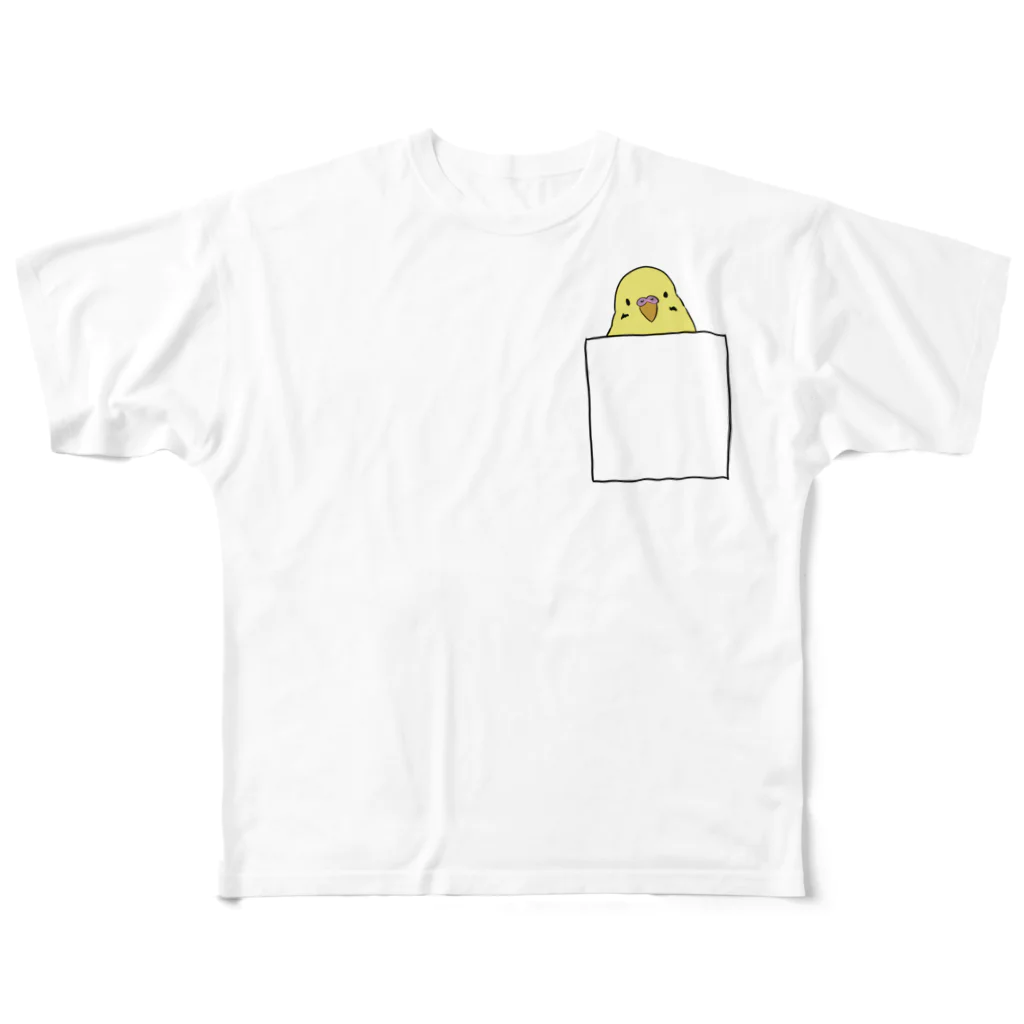 Tama☆のポケットinコ フルグラフィックTシャツ