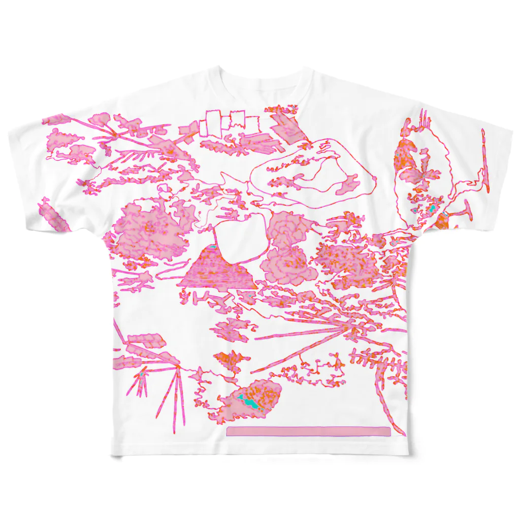 The small sea of websiteSのPIPIPIPI All-Over Print T-Shirt