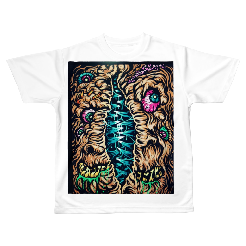 パカパカモンスターtシャツ Ayumu0413のフルグラフィックtシャツ通販 Suzuri スズリ