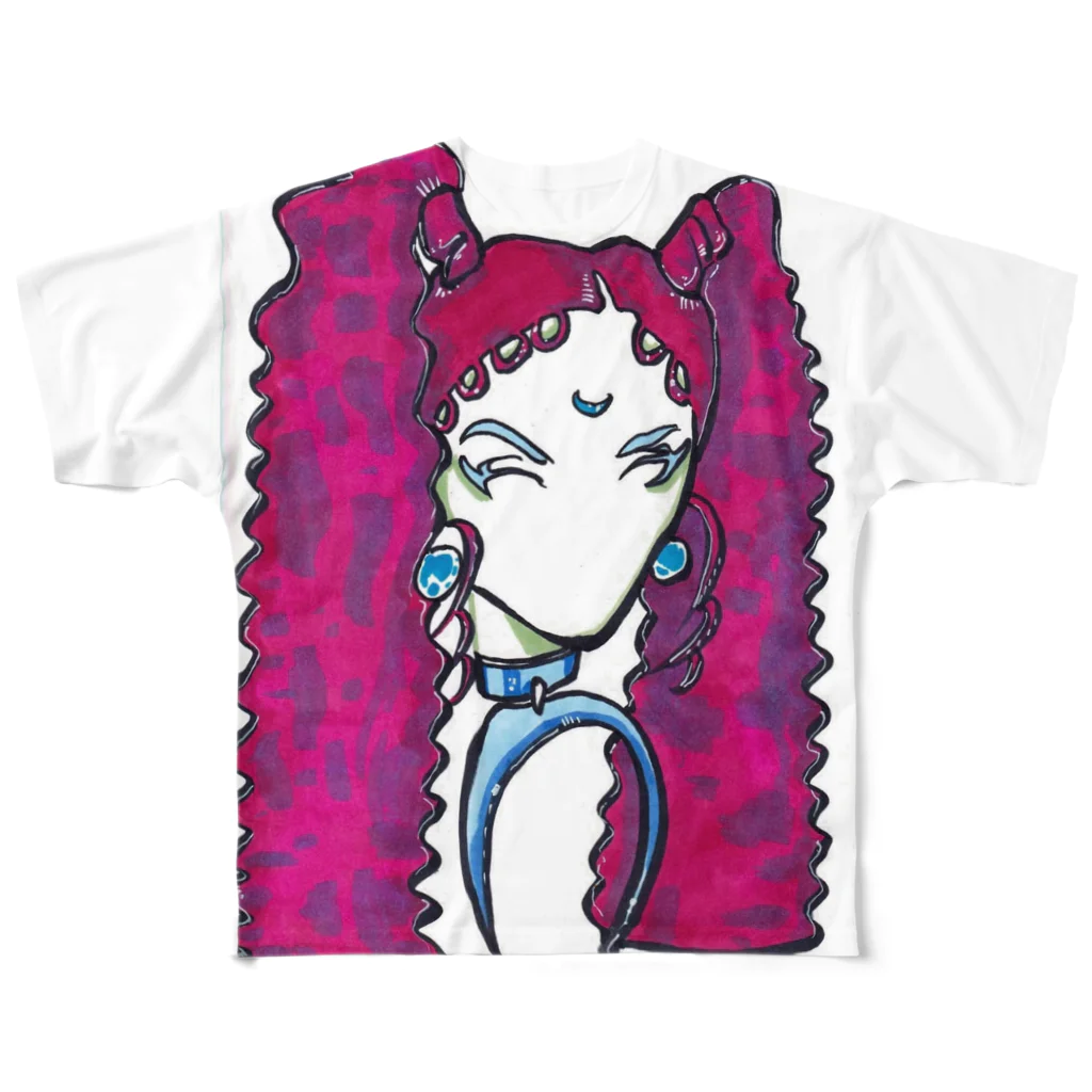 DRESS TO KILL.のDQ PRINCESS フルグラフィックTシャツ