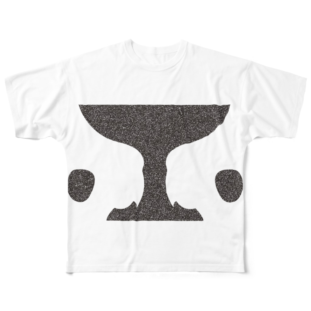 プッチのおみせのオカメの壺（フル） All-Over Print T-Shirt