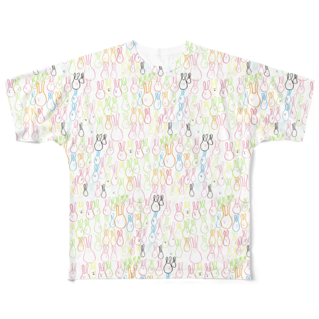 hito_mi_changのうさグラム All-Over Print T-Shirt