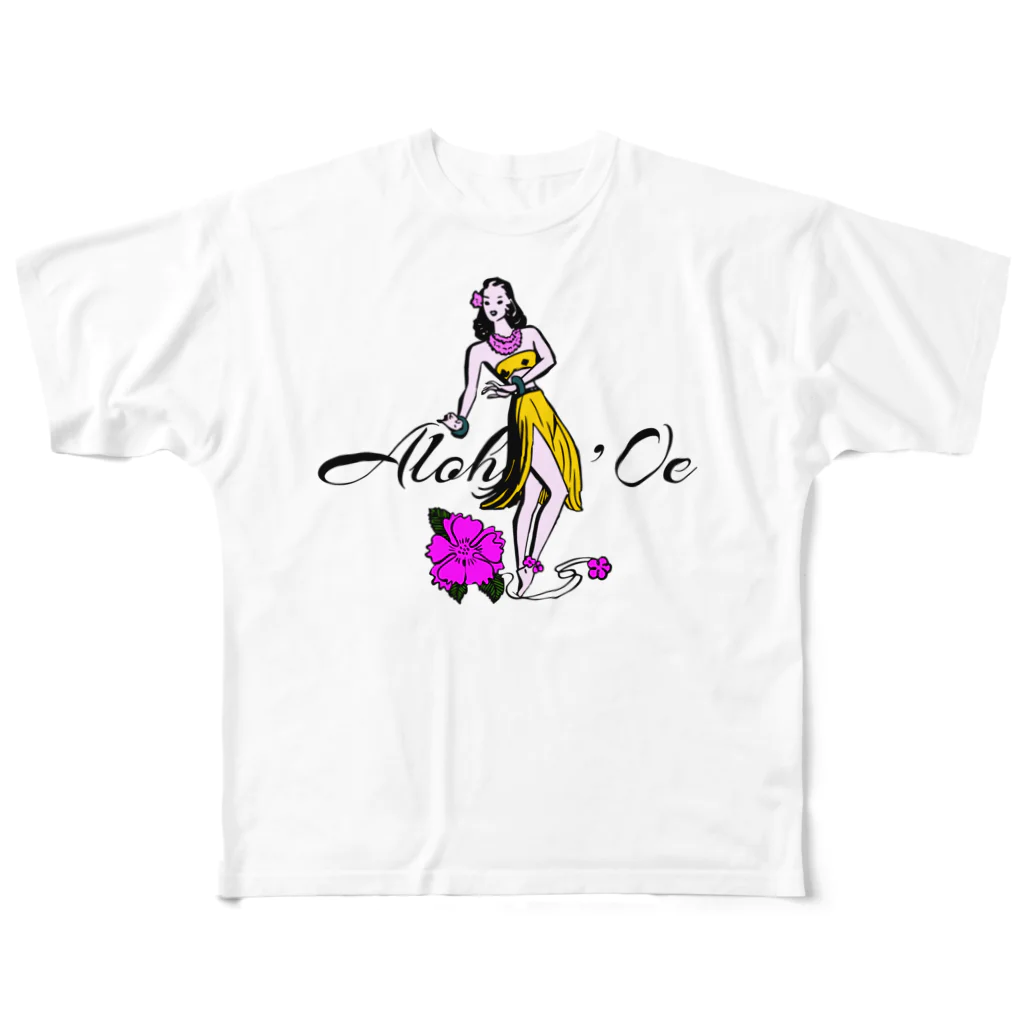 JOKERS FACTORYのHULA GIRL フルグラフィックTシャツ