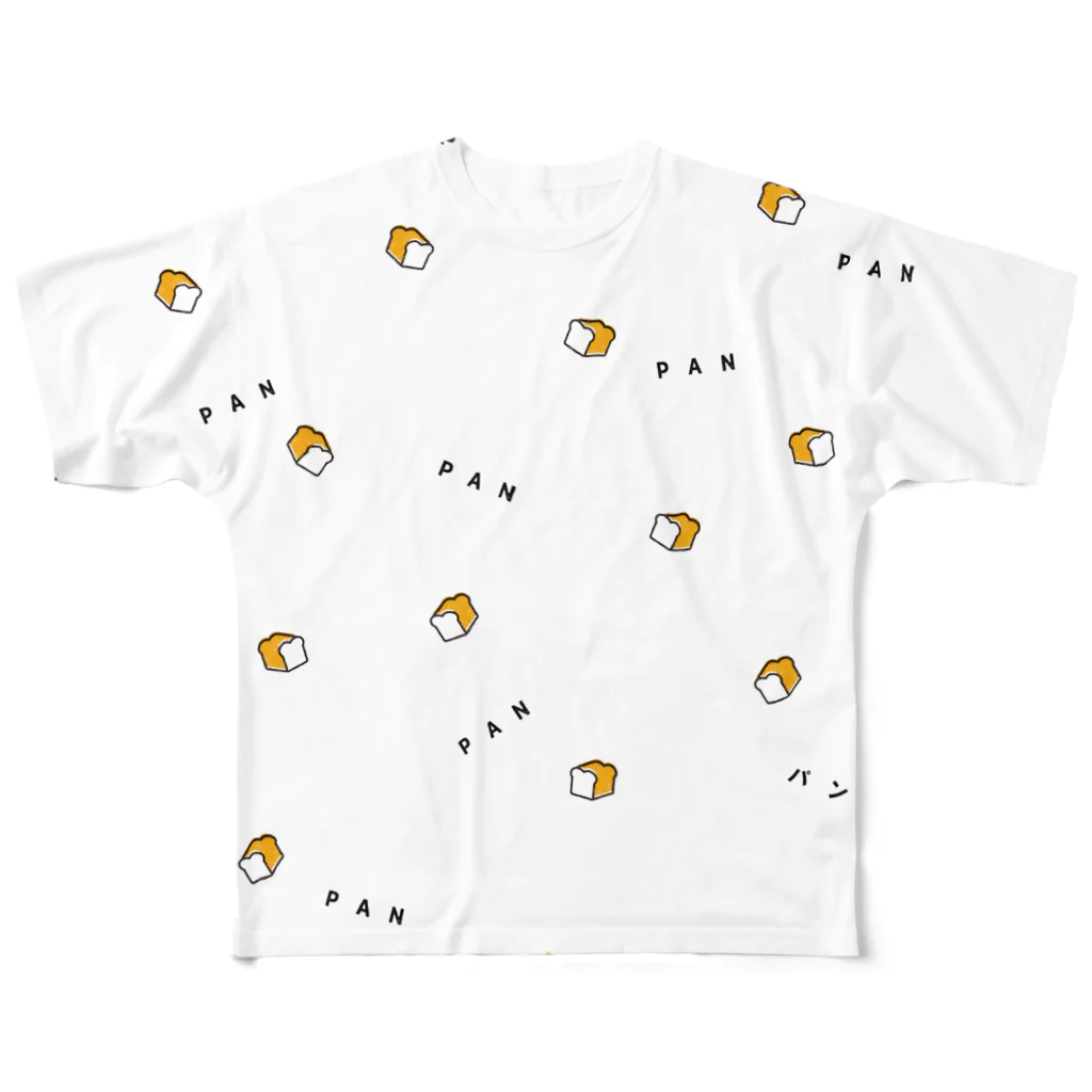 yukimanのパンのTシャツ All-Over Print T-Shirt