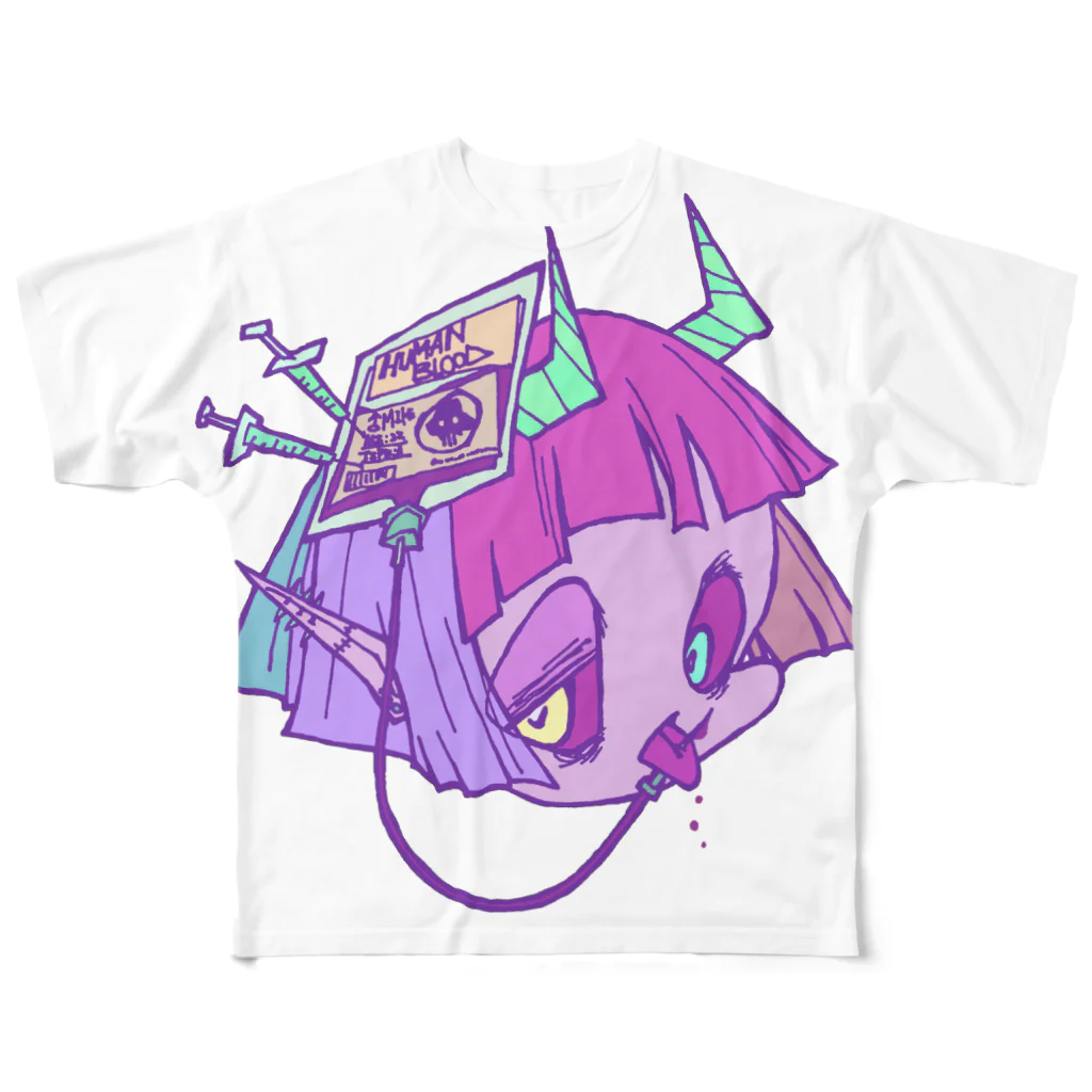 あやあすあの悪魔になりたい吸血鬼くん フルグラフィックTシャツ