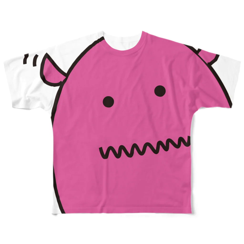キャタルパのもにちゃん（ピンク） All-Over Print T-Shirt