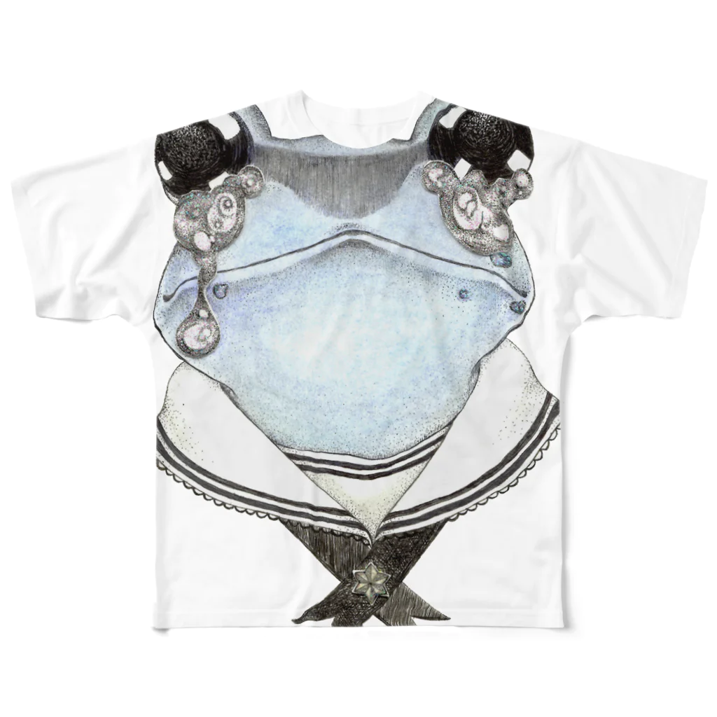 ねんねん虫のなみだくん All-Over Print T-Shirt