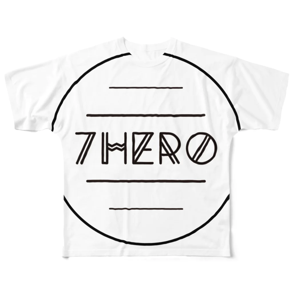 イチぞうの7HERO フルグラフィックTシャツ