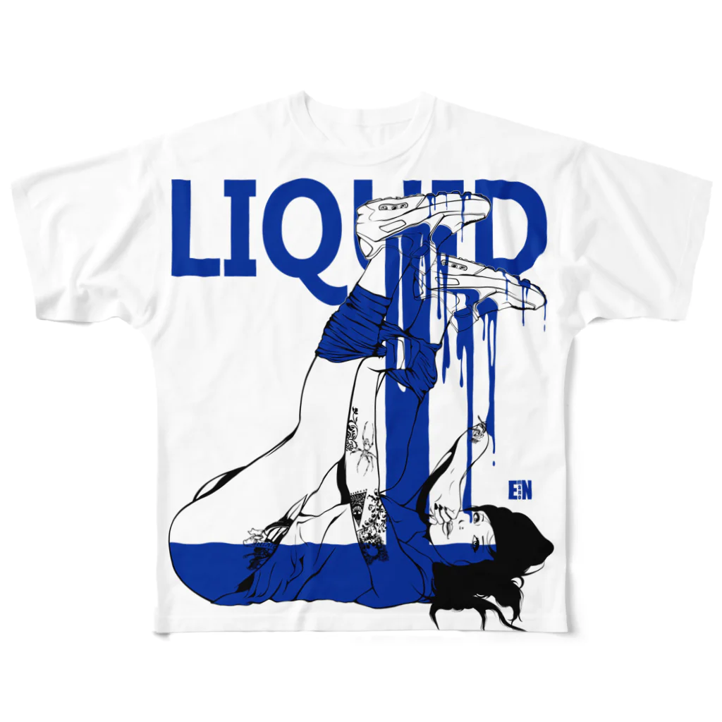 F2D webshopのLIQUID full T All-Over Print T-Shirt