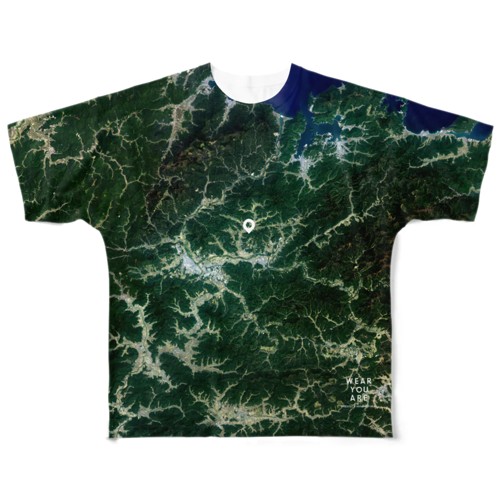 WEAR YOU AREの京都府 綾部市 Tシャツ 両面 All-Over Print T-Shirt