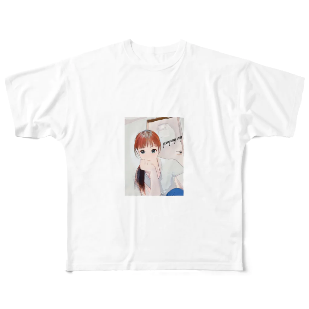 たまのお店屋さんのアニメ的 All-Over Print T-Shirt