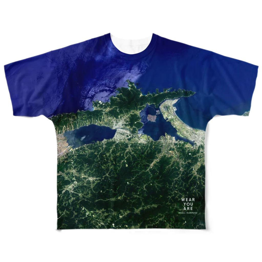 WEAR YOU AREの島根県 松江市 Tシャツ 両面 All-Over Print T-Shirt