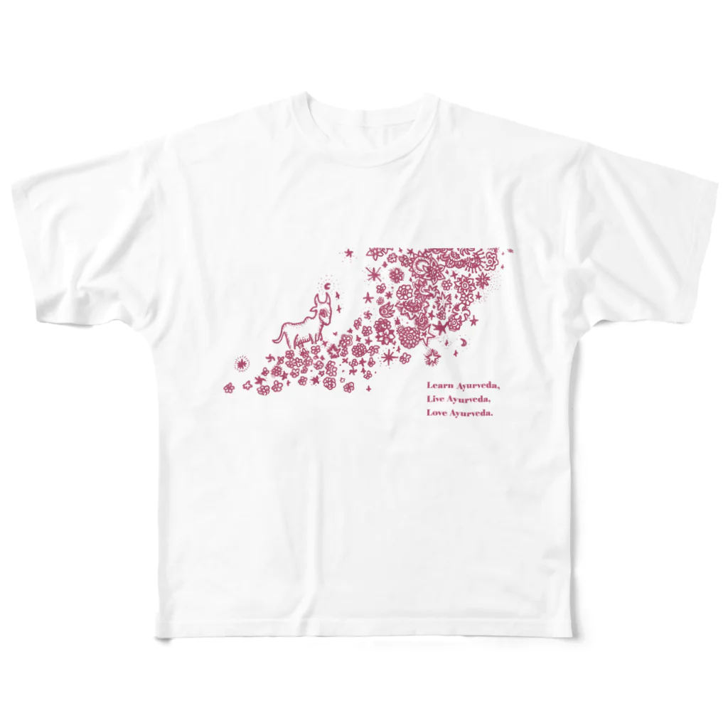 AYV2020の紺のインドリヤちゃん All-Over Print T-Shirt