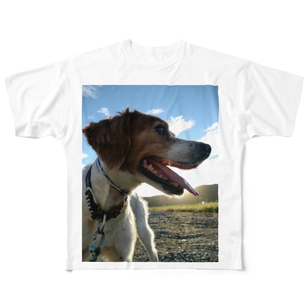 よだれ犬 Kyuのフルグラフィックtシャツ通販 Suzuri スズリ