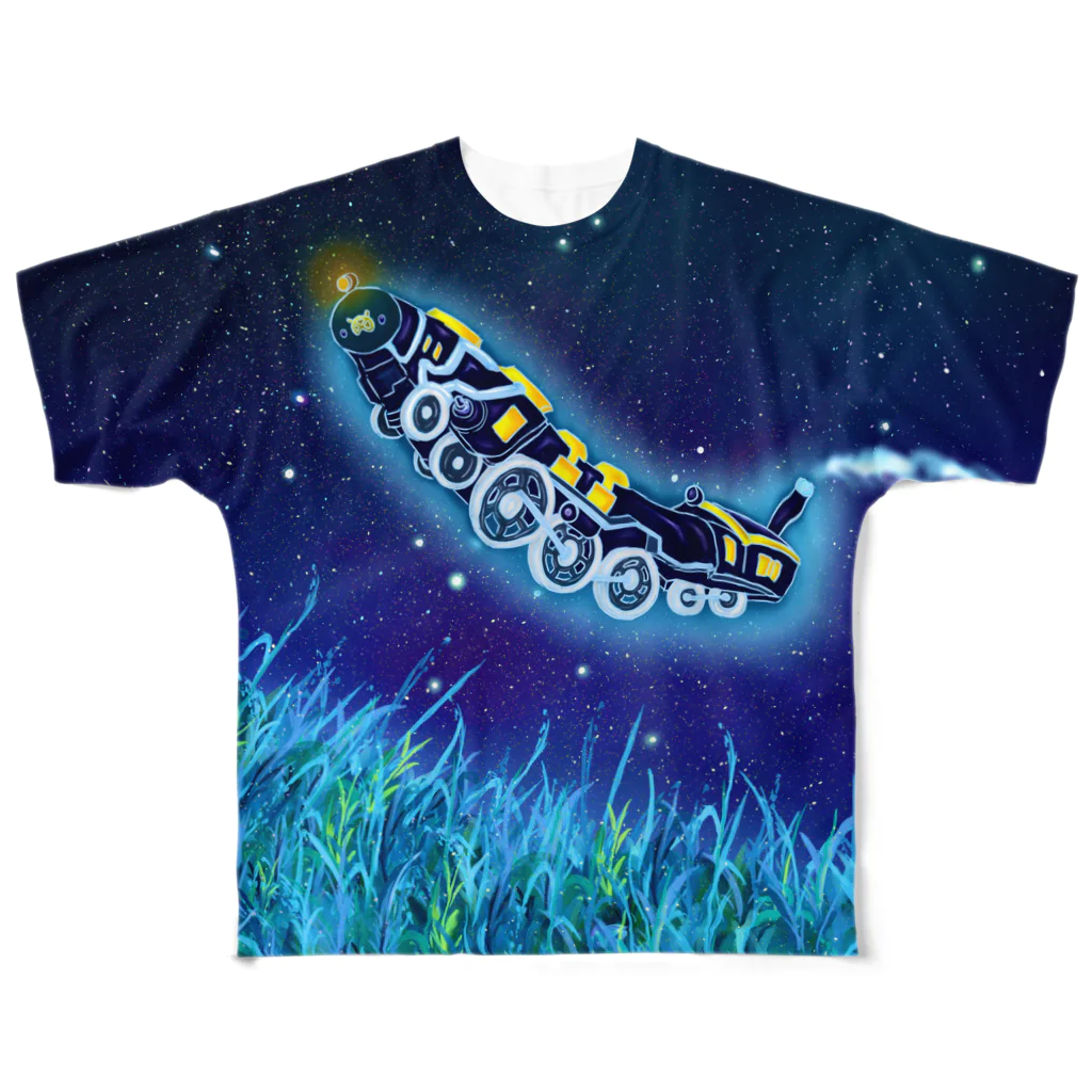シリウスの匣の銀河鉄道のセスジスズメ All-Over Print T-Shirt