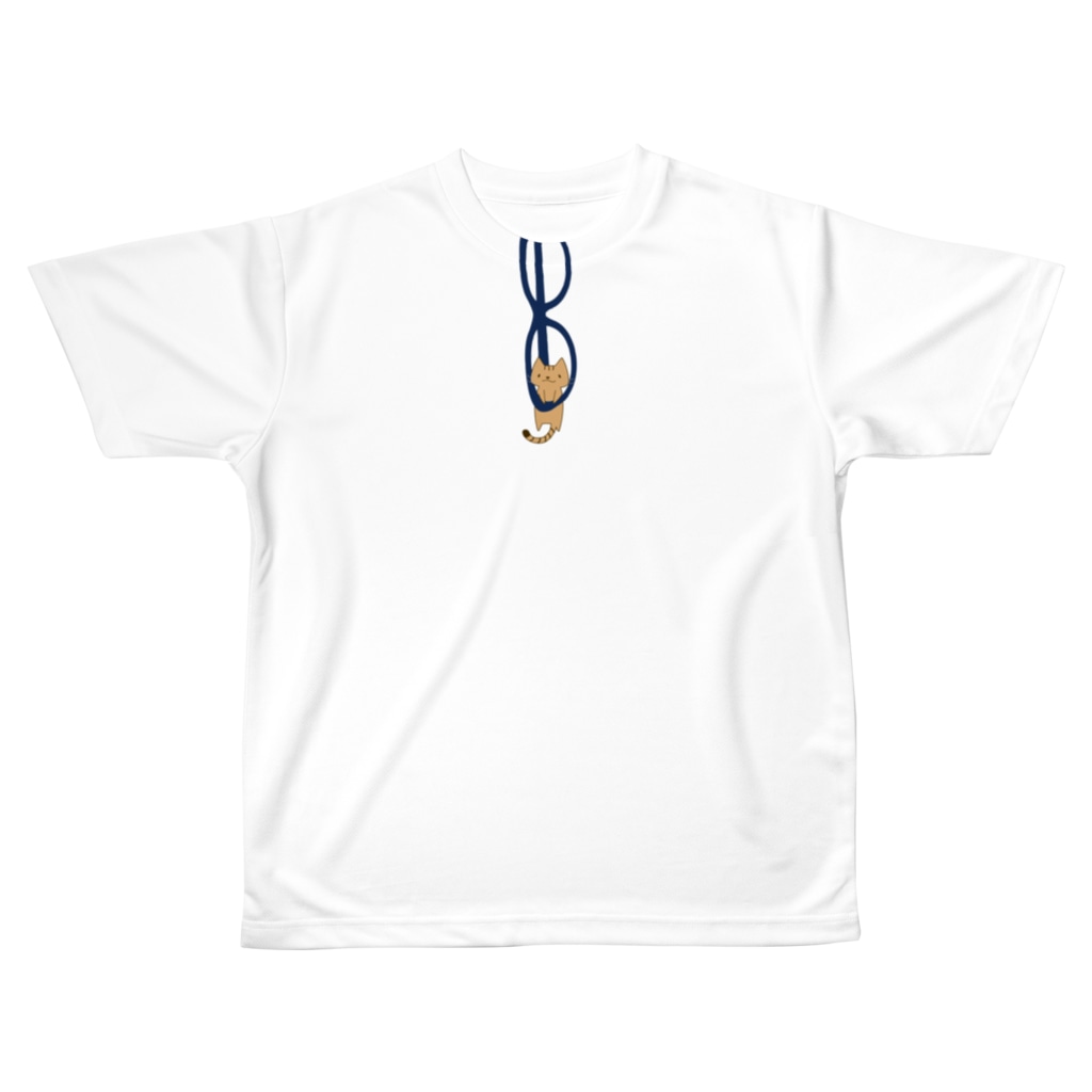 メガネぶら下がりねこ Riyokanのフルグラフィックtシャツ通販 Suzuri スズリ メガネぶら下がりねこ Riyokanのフルグラフィックtシャツ通販 Suzuri スズリ