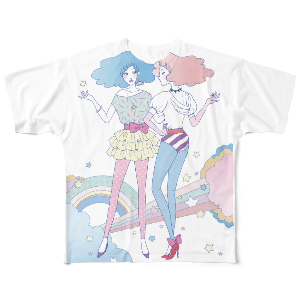 Misako AonoのCotton☆Candy フルグラフィックTシャツ