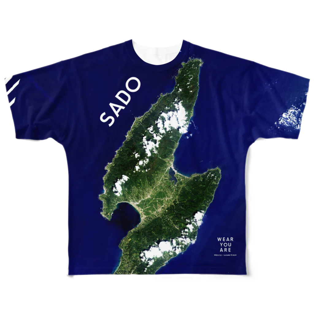 WEAR YOU AREの新潟県 佐渡市 Tシャツ 両面 All-Over Print T-Shirt